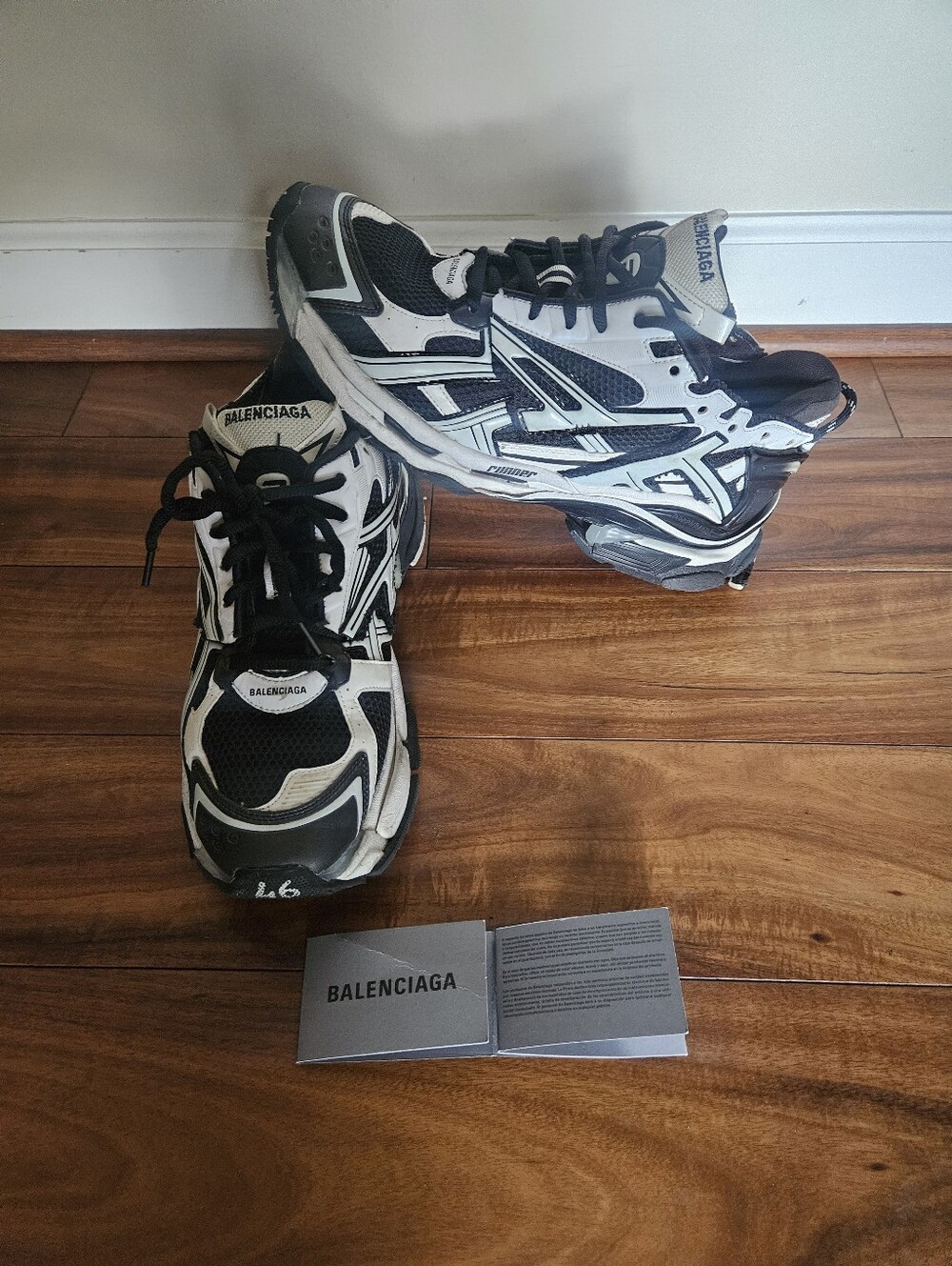 Men's Balenciaga Runner Sneakers, sz 13